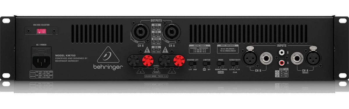 KM750 - Stereo-Verstärker 400 Watts