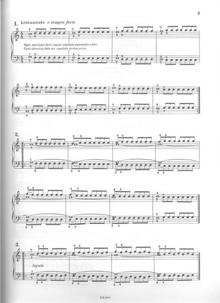 POZZOLI E. - TECNICA GIORNALIERA DEL PIANISTA PARTE I E II - PIANO