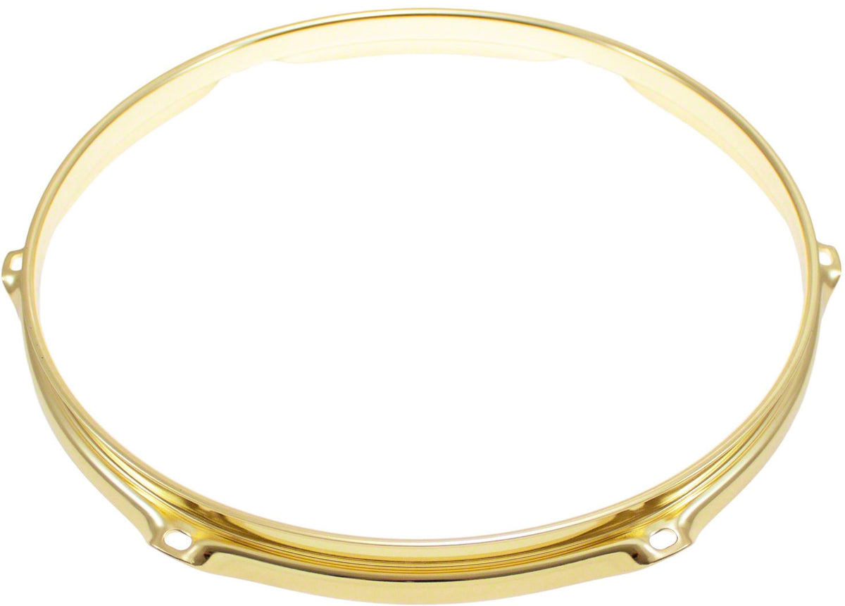 H30-10-6BR - Spannreifen 10" 6 Spannschrauben Goldfarben Super Triple Flange 3.0mm