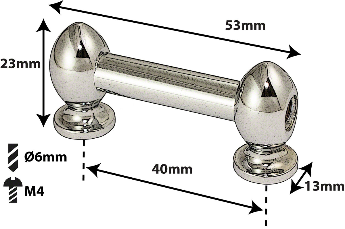TL7S40 - SPANNBCKCHEN TUBELUG - 40MM - EINZIGEN SPANNSCHRAUBEN (X1)