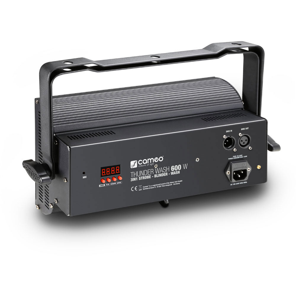 THUNDER WASH 600 W - 3 IN 1 PROJEKTOR (STROBE BLINDER WASH) 648 0,2 W WEISSE LEDS
