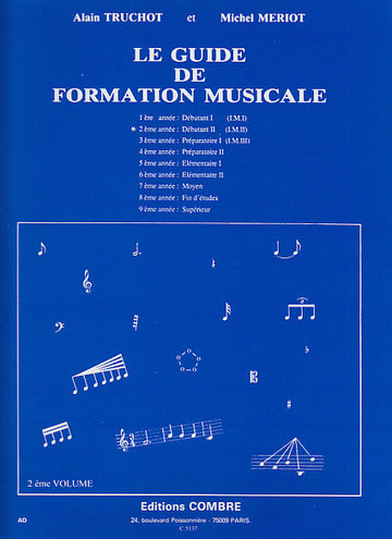 Truchot/meriot - Guide De Formation Musicale Vol.2