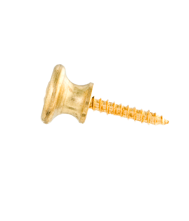 Gibson Accessories PARTS STRAP BUTTONS BRASS 2 PACK