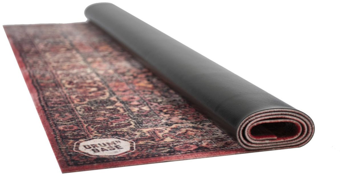 RWP185-ARD - Pro X-Heavy 7kg Road Worn Aged Red Persian Schlagzeugteppich - 1.85 x 1.60m