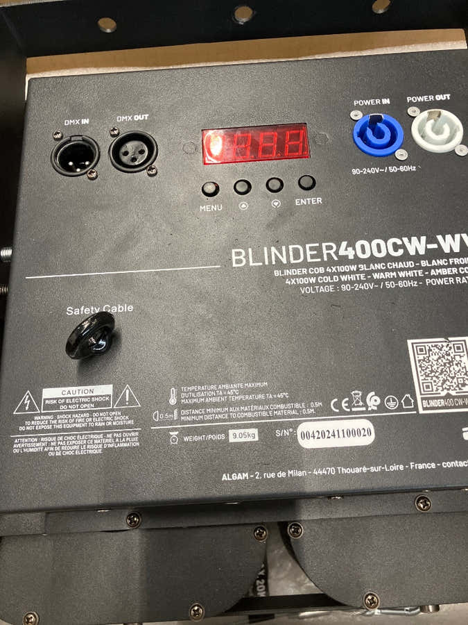 Blinder 400CW-WWA - B Stock