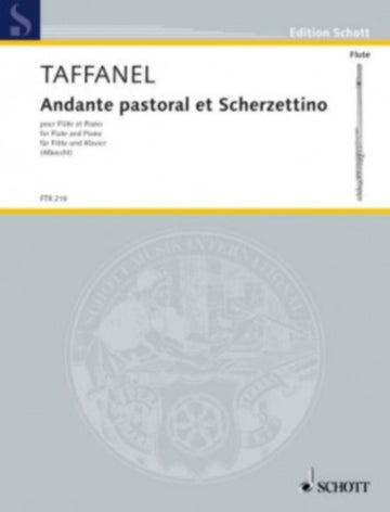 Taffanel Paul - Ande Pastoral & Scherzettino - Flute & Piano