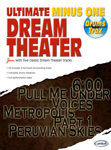 DREAM THEATER - ULTIMATE MINUS ONE DRUM TRAX + CD