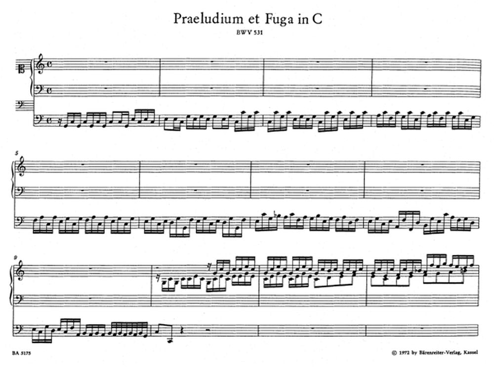 BACH J.S. - ORGELWERKE VOL.5 PRALUDIEN TOCCATEN FANTASIEN UND FUGEN I