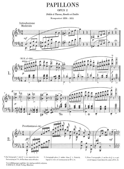 Schumann R. - Papillons Op. 2
