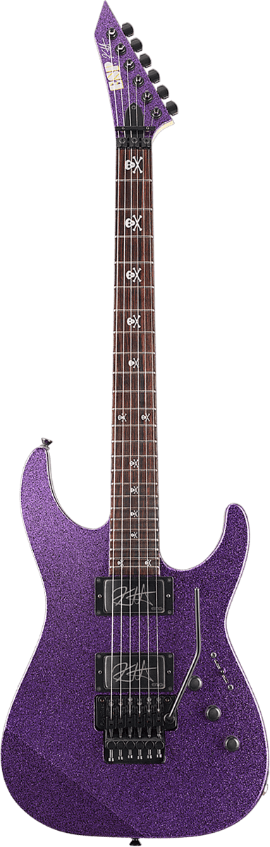 Kh2-Psp Custom Shop Signatures Kirk Hammett Glitter Violet