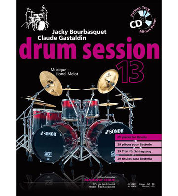 BOURBASQUET / GASTALDIN - DRUM SESSION VOL.13 + CD