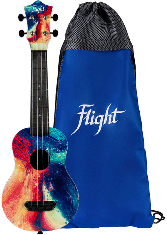 Ultra Travel Soprano Ukulele - Swirl -