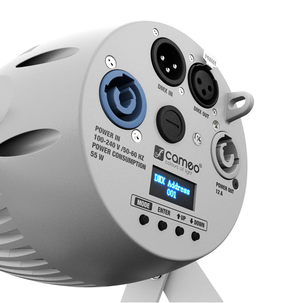 Q-SPOT 40 WW WH - KOMPAKTES 40W WARMES WEISSES LED-SPOTLIGHT - WEISS