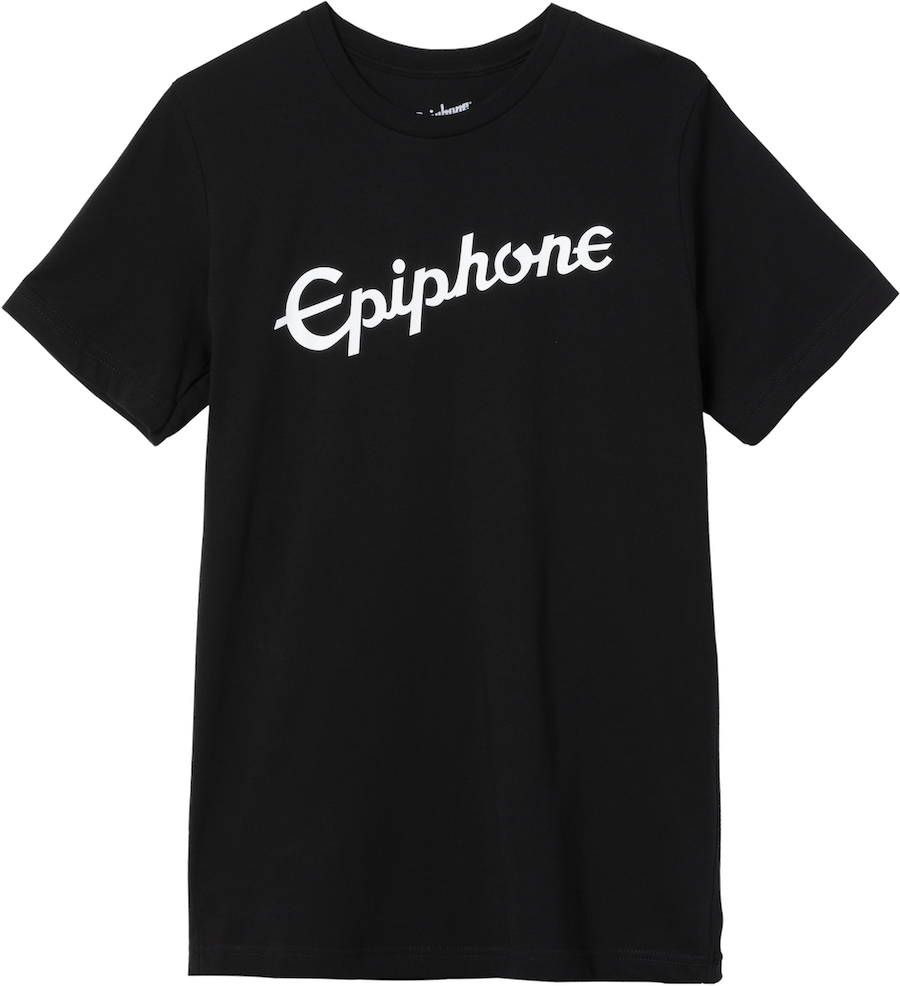 Gibson Accessories "XL" T-Shirt mit Lifestyle-Vintage-Logo Schwarz