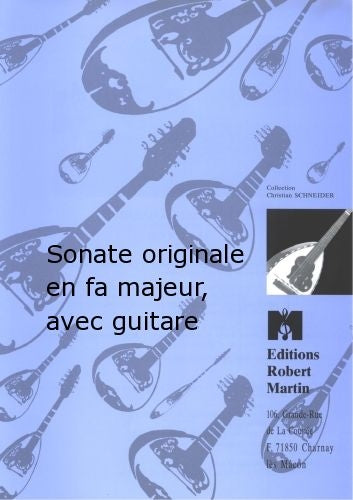 MAJO - SONATE ORIGINALE EN FA MAJEUR AVEC GUITARE