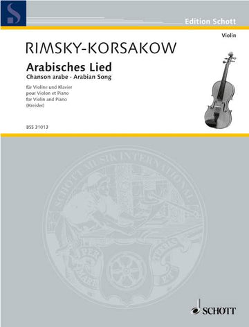 RIMSKY-korsakov Nikolai - Arabian Song - Violin And Piano