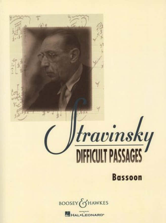 Stravinsky I. - Schwierige Stellen für Fagott
