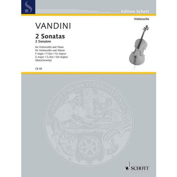 VANDINI ANTONIO - 2 SONATEN - CELLO UND KLAVIER