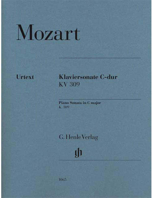 MOZART W.A. - PIANO SONATA C MAJOR K. 309 (284B)