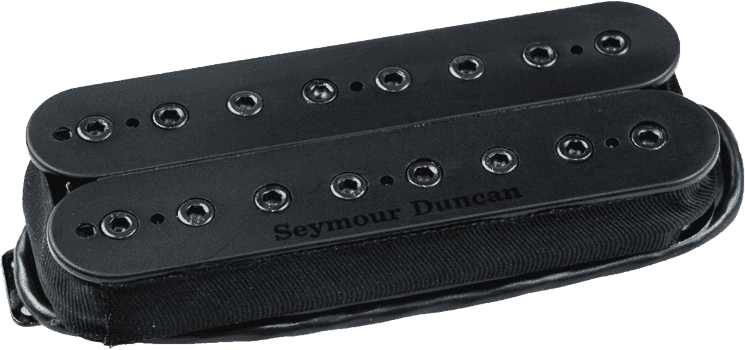 HUMBUCKER 8 STRINGS MARK HOLCOMB NECK BLACK 8 HORN