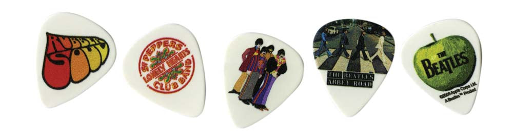 Beatles Gitarrenplektren Albums 10er-Pack Dünn