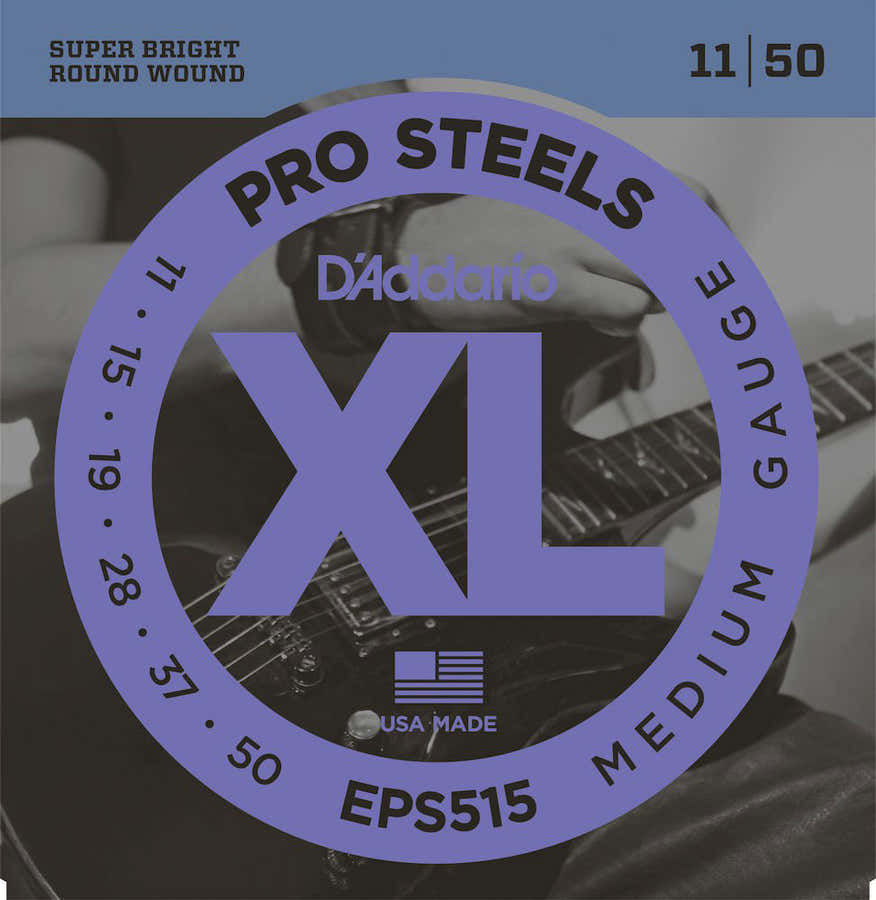 EPS515 PROSTEELS STRING SET FOR ELECTRIC GUITAR MEDIUM 11-50