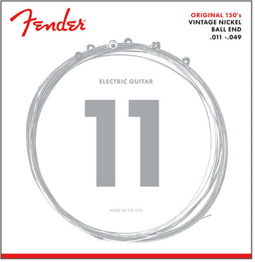 ORIGINAL 150 Gitarrensaiten, aus reinem Nickel umsponnen, Ball-End, 150M .011-.049 Saitenstärken, (6)