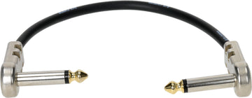 Patchkabel 25 cm Abgewinkelt Vergoldete Enden