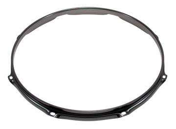 H23-12-8BK - 12" SPANNREIFEN 8-LOCH SCHWARZE SUPER DREIFACHE FLANSCH 2.3MM