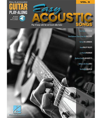 Hal Leonard Guitar PLAY-along Vol.9 - Easy Acoustic Songs