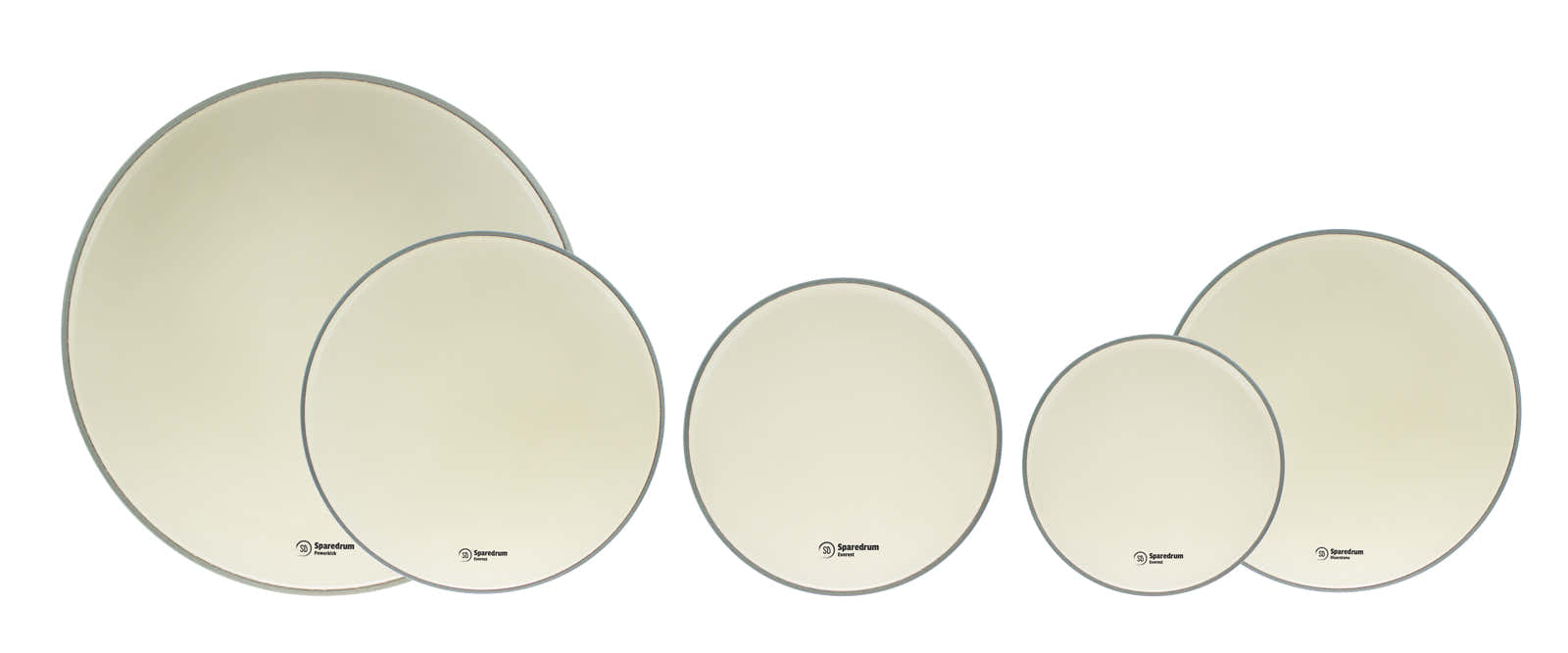 10-12-14 + Snare 14 + Bassdrum 20 Everest Beschichtetes Fusion-Paket