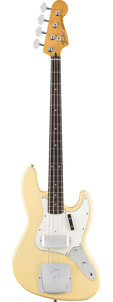 Fender Jazz Bass RW LTD Signature Laura Lee Vintage-Weiß