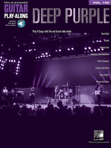 DEEP PURPLE - GUITAR PLAY-ALONG VOL.190