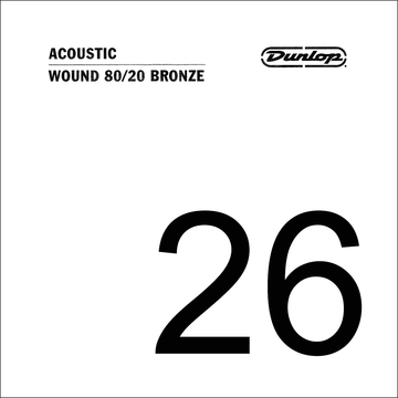 ACOUSTIC STRING 80/20 BRONZE .026 THREADED