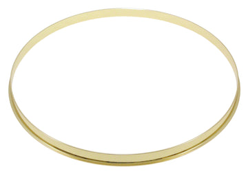 Stahlreifen 10" Gold 2.3mm Einfacher Flansch