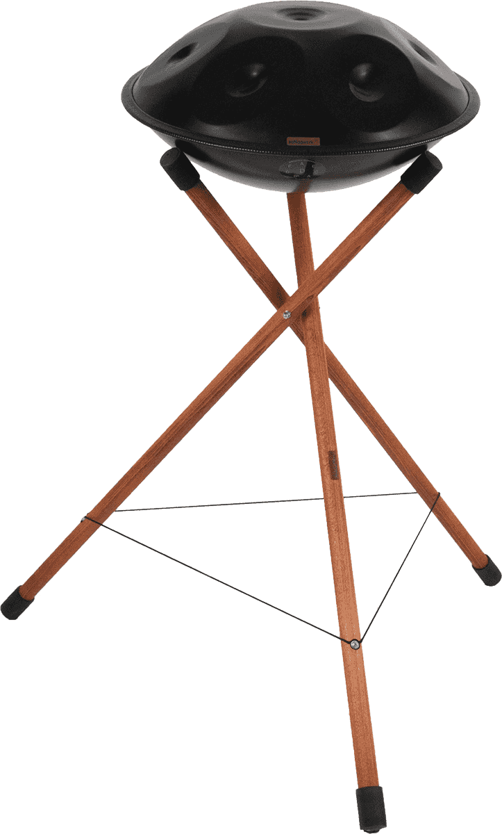HANDPANSTÄNDER DREIBEIN BUCHE 100 CM