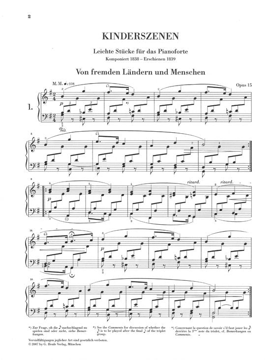 Schumann R. - Album für die Jugend Op. 68 und Kinderszenen Op. 15