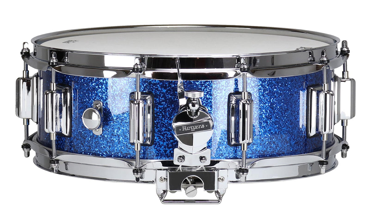 Rogers Drums DYNA-sonic 14X5 36-BSL Blauer Sparkle Beavertail
