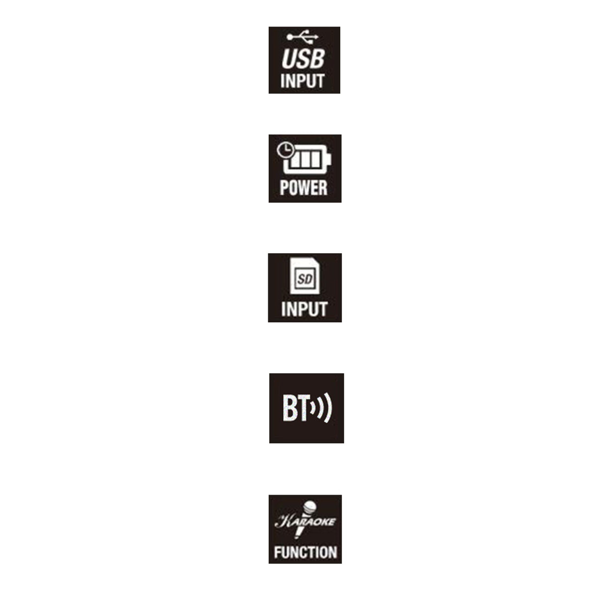 GOZIK LED SCHWARZ - TRAGBARE LED SONOR