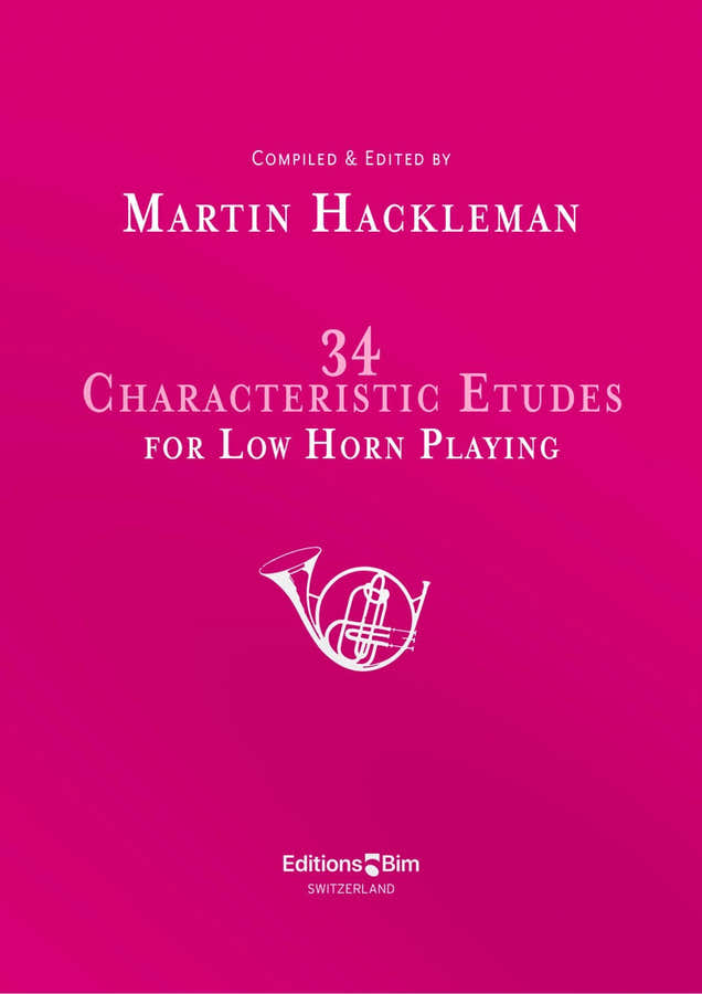 Hackleman M. - 34 Charakteristische Etüden für Horn in tiefer Lage