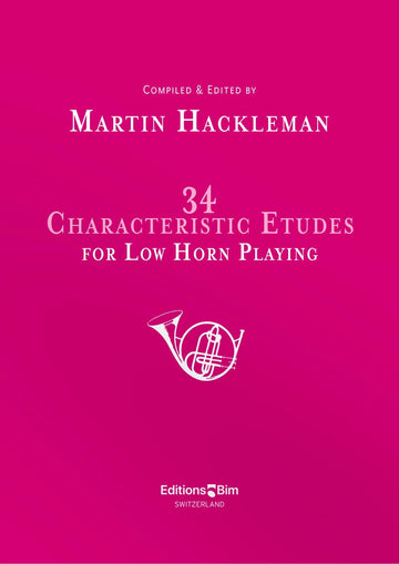 Hackleman M. - 34 Characteristic Etudes For Low Horn Playing
