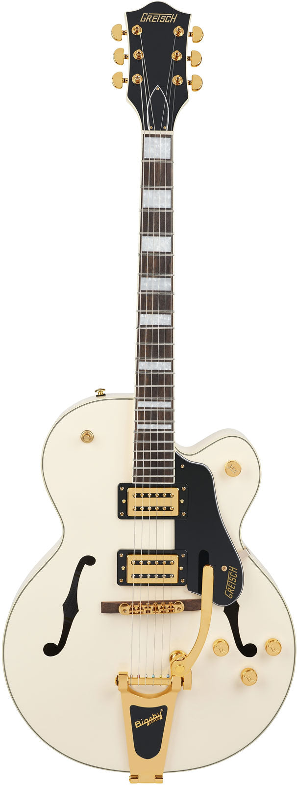 G2420TG Streamliner Hollow Body Bigsby LTD LRL Vintage White