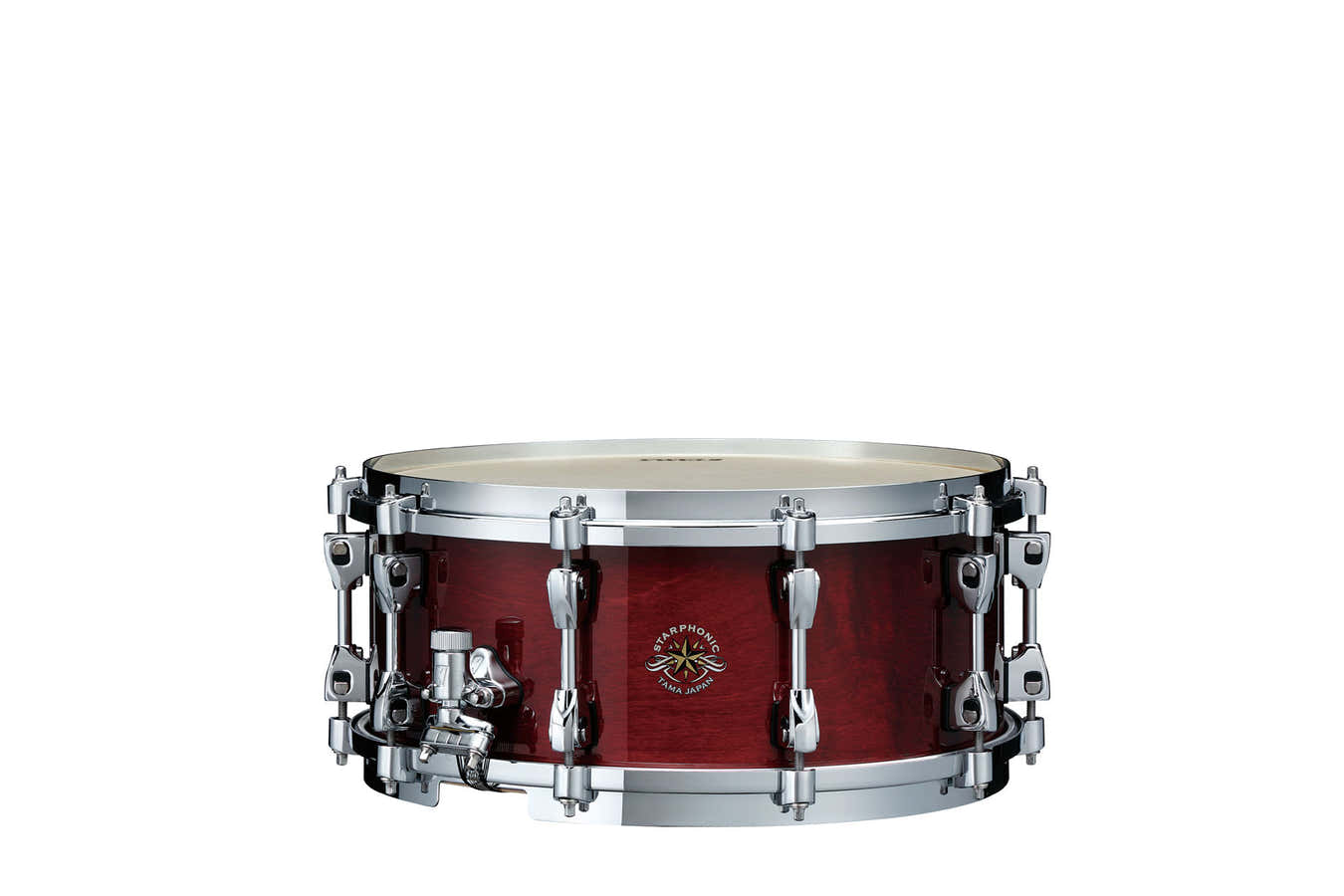 STARPHONIC 6"X14" CONCERT SNARE DRUM GLOSS CHERRY RED