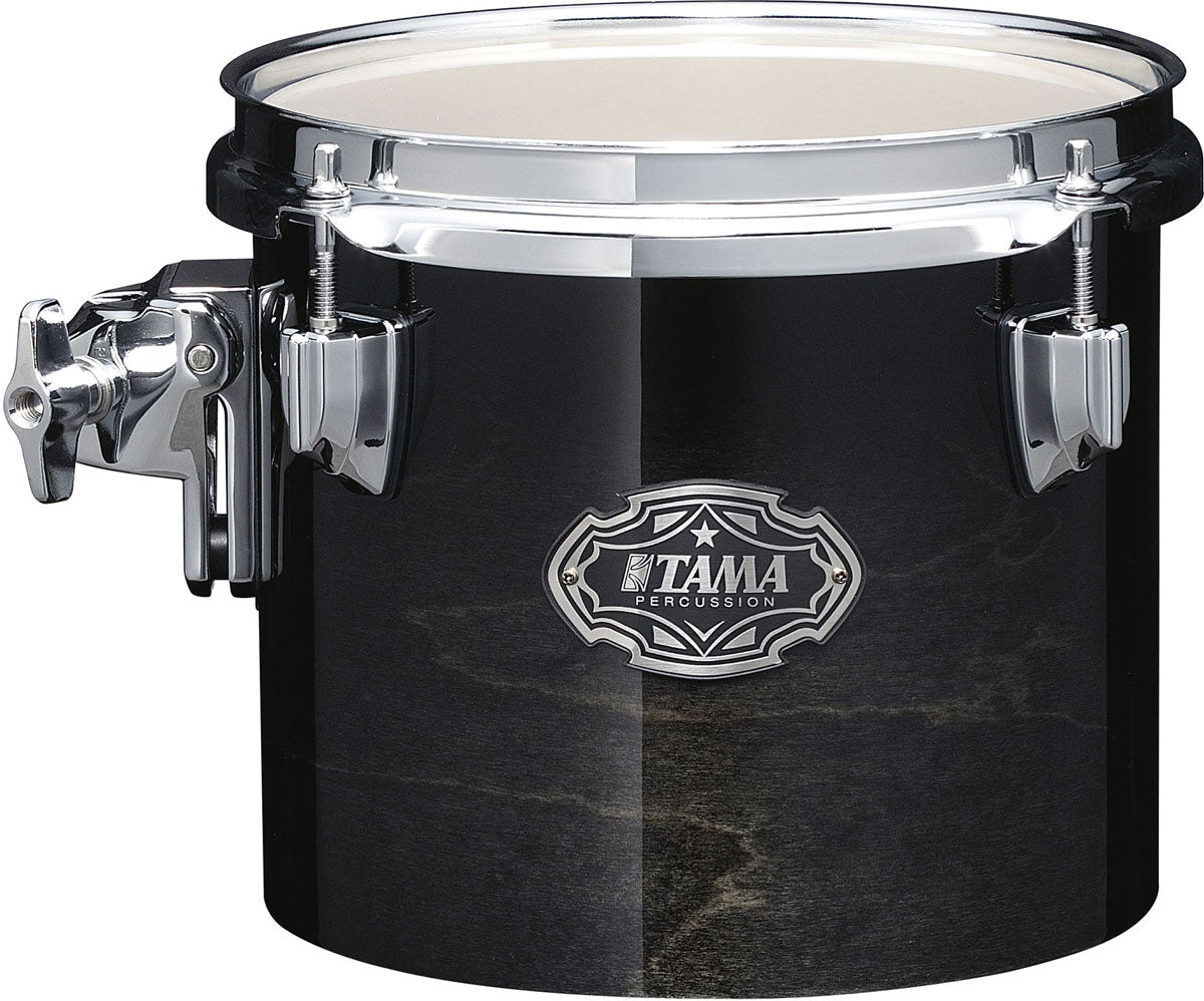 Tama 8"X7"SINGLE HEAD CONCERT TOM TRANSPARENT BLACK FADE