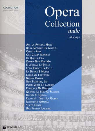 OPERA COLLECTION MALE 20 SONGS - CHANT PIANO