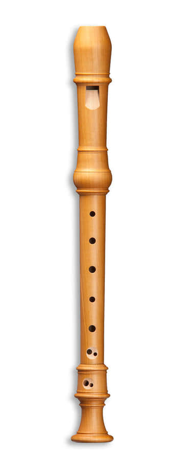 Denner Sopran 5107 - Birnbaumholz (barocke Griffweise)