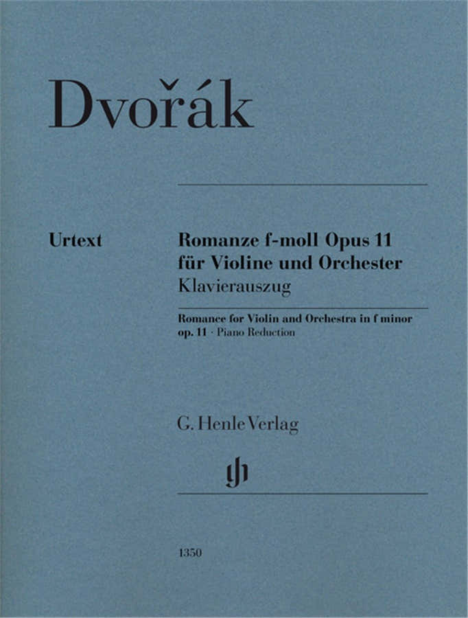 Dvorak A. - Romance En Fa Mineur Op.11 - Violon & Piano