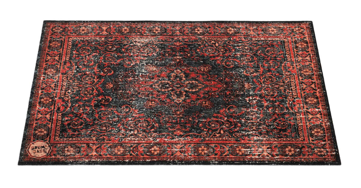 Teppich Vintage Persian 1.30 X 0.90M Rutschfest - Schwarz Rot