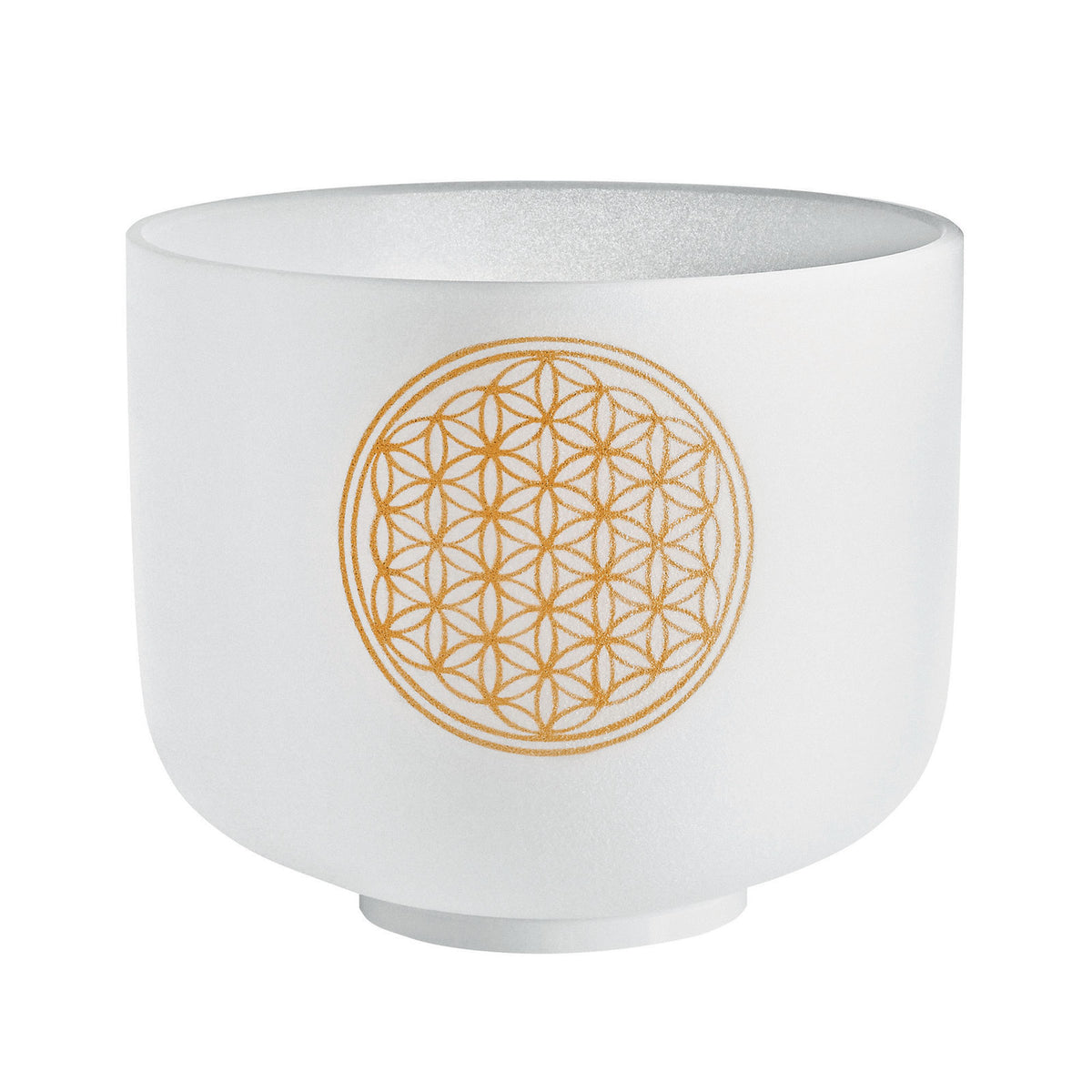 MEINL SONIC ENERGY PLANETARY TUNED CRYSTAL SINGING BOWL 8" FLOWER OF LIFE