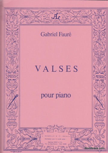 FAURE G. - VALSES (4 VALSES CAPRICES) - PIANO